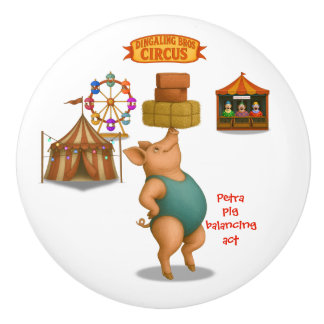 Petra pig balancing act keramikknauf