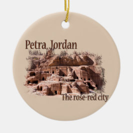 Petra: Rose Rote Stadt Keramik Ornament