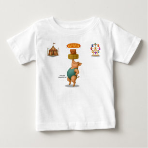 Petra Schwein Balancierakt Baby T-shirt