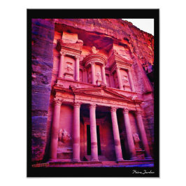 Petra Treasury Foto Print