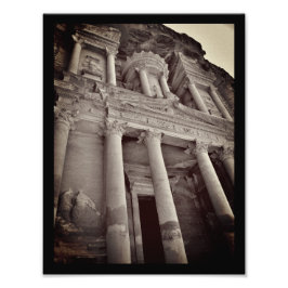 Petra Treasury Gebäude Fotodruck