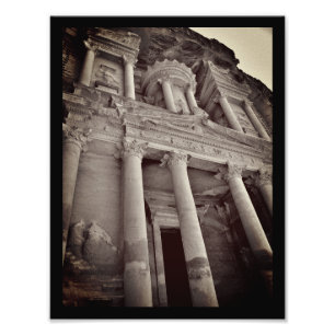 Petra Treasury Gebäude Fotodruck