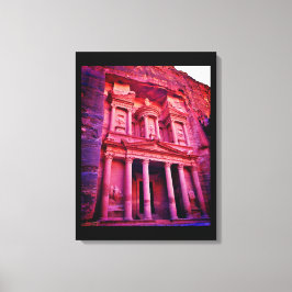 Petra Treasury Gebäude Leinwanddruck