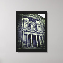 Petra Treasury Gebäude Leinwanddruck