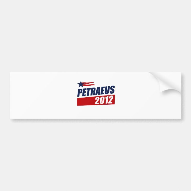 PETRAEUS 2012 AUTOAUFKLEBER (Vorne)