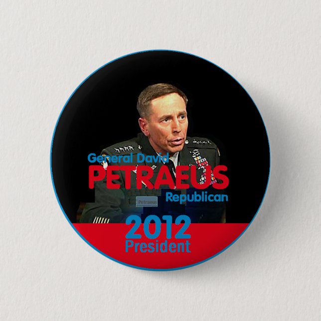 PETRAEUS 2012 Knopf Button (Vorderseite)