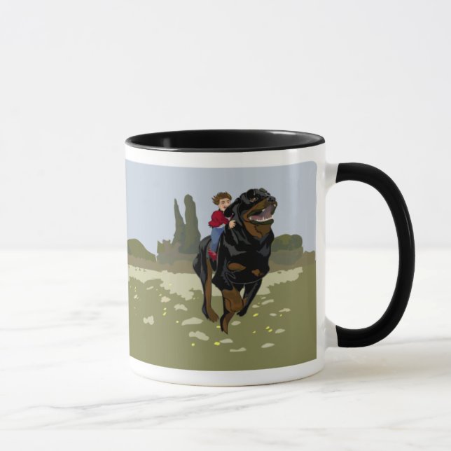 Petrane reitet Zaschitnik Tasse (Rechts)