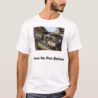 petrescue, verlassen kein Haustier hinten T-Shirt