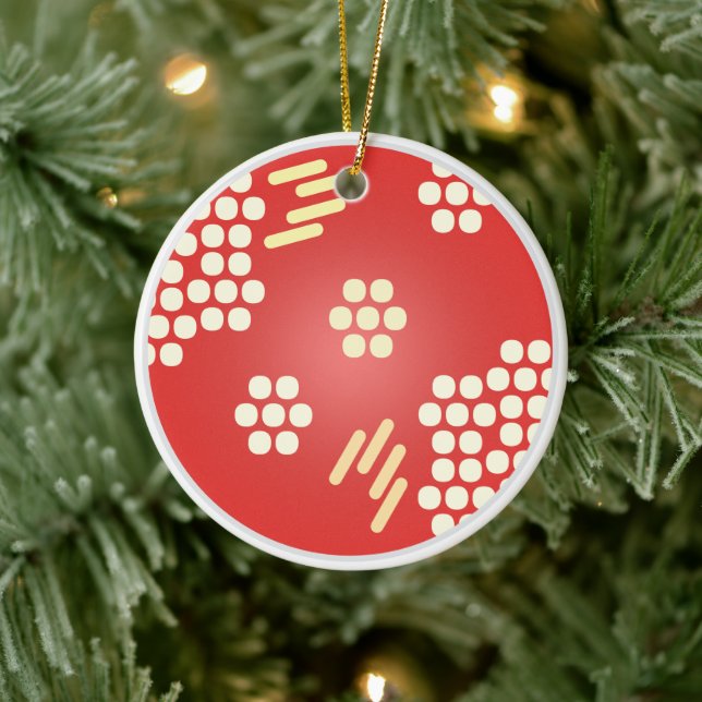 Petri Dish Agar Plate Microbe Microbiology Teacher Keramik Ornament (Baum)