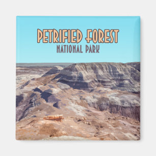 Petrified Forest National Park Arizona Vintag Magnet