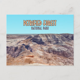 Petrified Forest National Park Arizona Vintag Postkarte