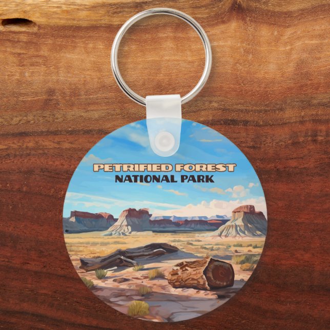 Petrified Forest National Park Arizona Wüste Schlüsselanhänger (Vorderseite)