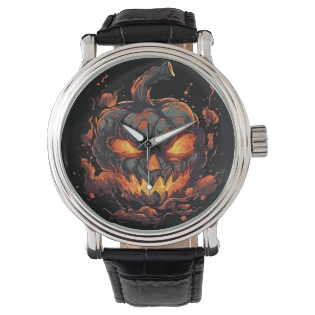 Petrifying Pumpkin Armbanduhr (Vorderseite)