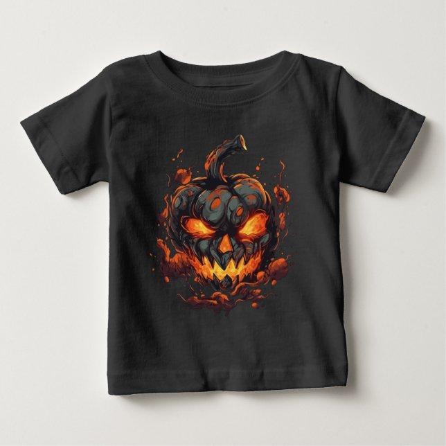 Petrifying Pumpkin Baby T-shirt (Vorderseite)