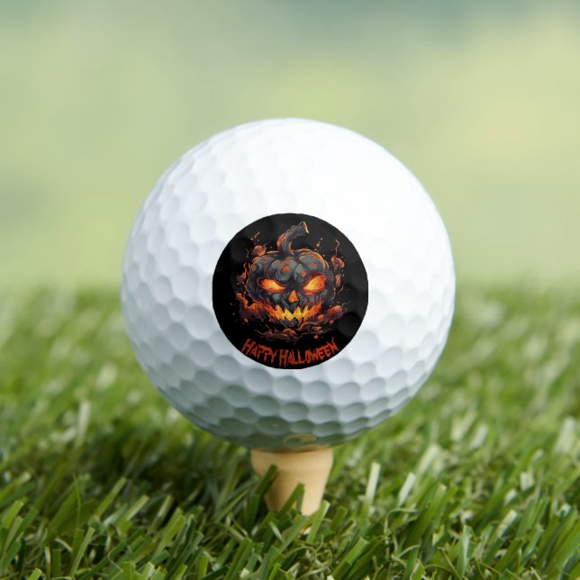 Petrifying Pumpkin Golfball (Insitu T-Shirt)