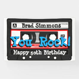 Petro 80's Kassettenband oder Mixtape, beliebiger  Banner