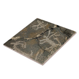 Petroglyph-Keramik Fliese