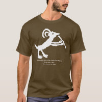 Petroglyph, T - Shirt der Bergziege
