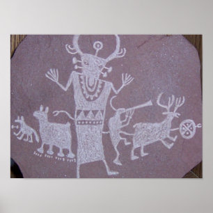 Petroglyphe Poster