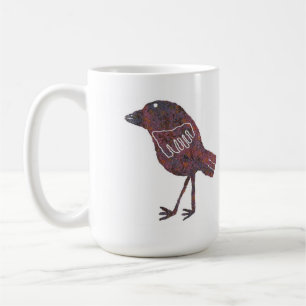 Pétroglyphe soloe d'oiseau, tasse soloe de l'imag