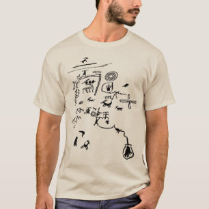 Petroglyphen am Atlatl Rock im Valley of Fire Stat T-Shirt