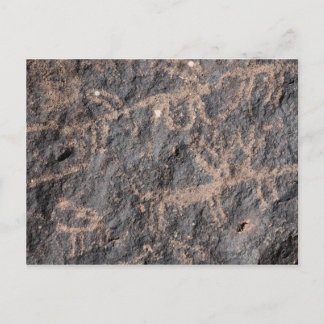 Petroglyphen Postkarte