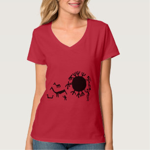 Petroglyphen Rock Carvins in Tanum T - Shirt