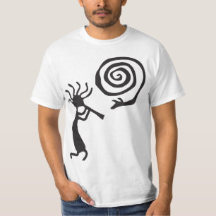Petroglyphes spirales Kokopelli T-Shirt