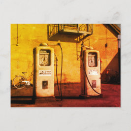 Petrol Station, Gas Station Postkarte
