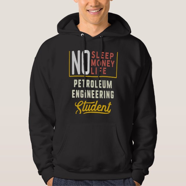 Petroleum Engineering Major Studen Abschluss Hoodie (Vorderseite)