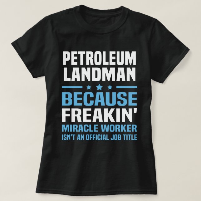 Petroleum Landman T-Shirt (Design vorne)