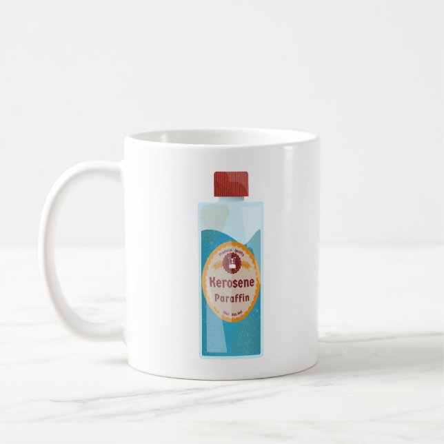 Petroleumflasche Paraffin Kaffeetasse (Links)