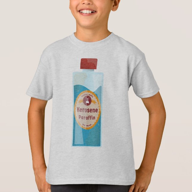 Petroleumflasche Paraffin T-Shirt (Vorderseite)