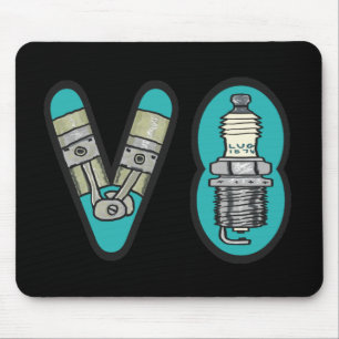 Petrolhead V8 Autoenthusiast Mousepad