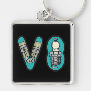 Petrolhead V8 Autoenthusiast Schlüsselanhänger