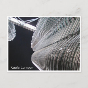Petronas Türme hoch Postkarte