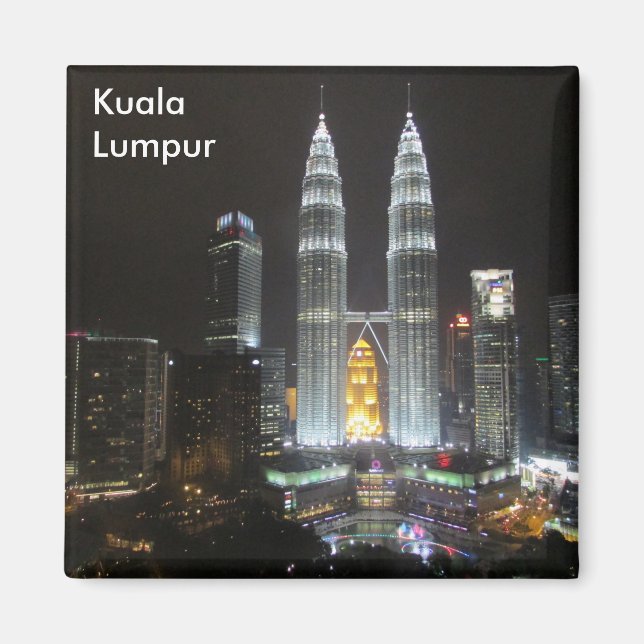 Petronas Türme Malaysia Magnet (Vorne)