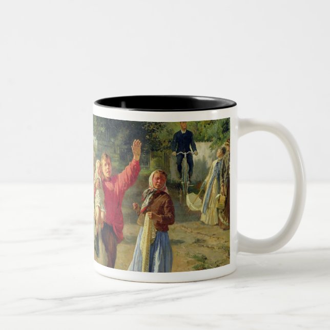 Petrushka kommt, 1888 zweifarbige tasse (Rechts)