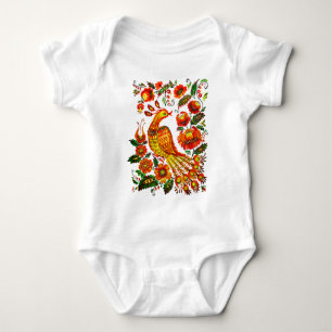 Petrykivka Ukrainer firebird Baby Strampler