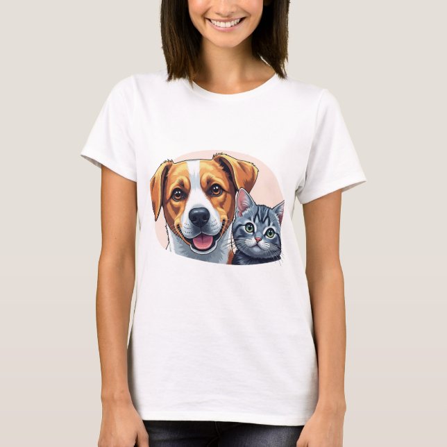 pets and dog T-Shirt (Vorderseite)