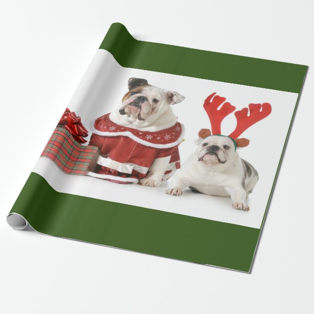 PETS LOVERS CHRISTMAS GIFT Wrapping Paper Geschenkpapier (Ungerollt)