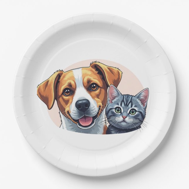 pets pappteller (Vorderseite)