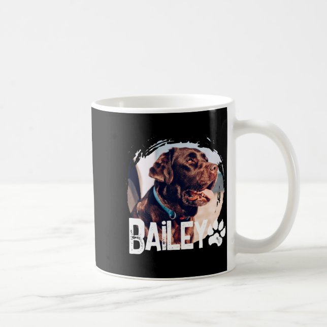 Pets Simple Modern Cool Nge Name And Photo  Kaffeetasse (Rechts)