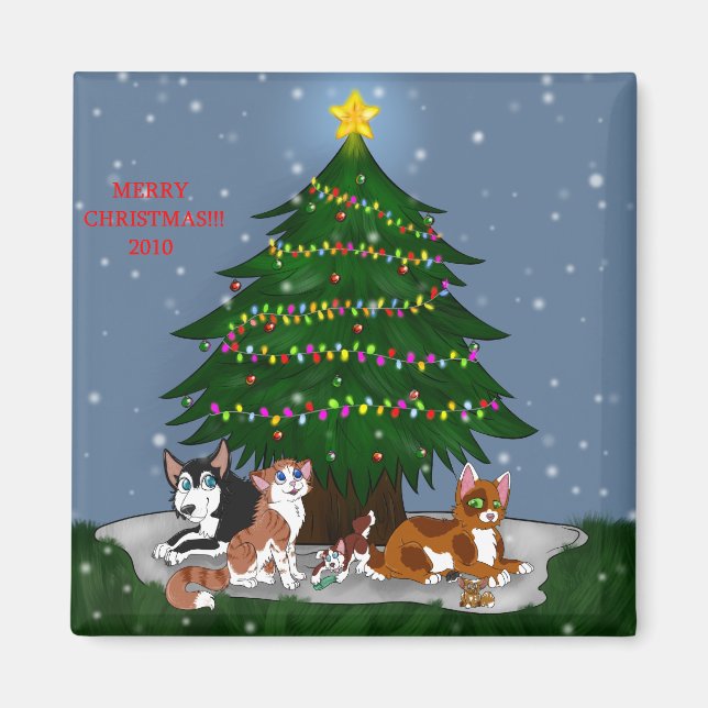 PETTE BEI CHRISTMAS MAGNET (Vorne)