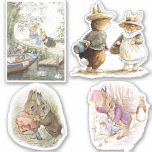 Petter Rabbit Set Aufkleber