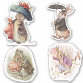 Petter Rabbit Set Aufkleber