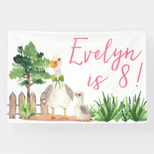 Petting Zoo Birthday Part Banner Duckversion