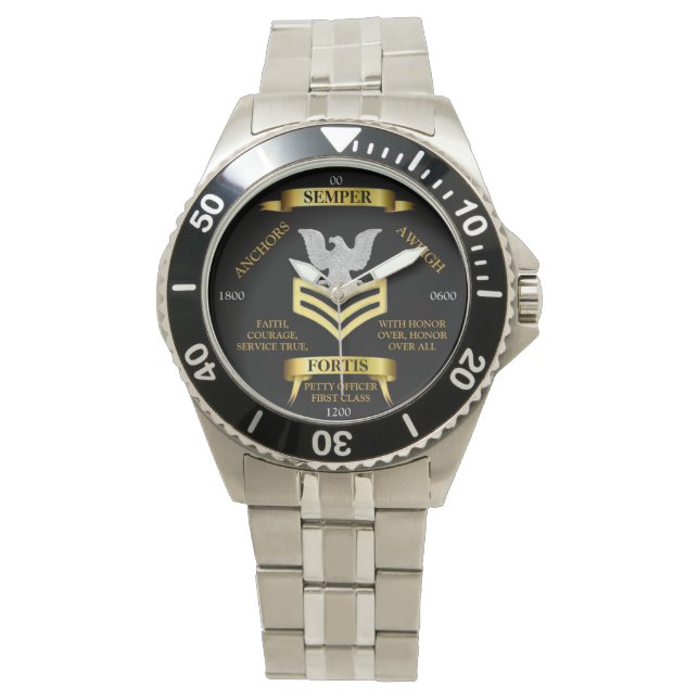 PETTY OFFICER ERSTKLASSE ARMBANDUHR (Vorderseite)