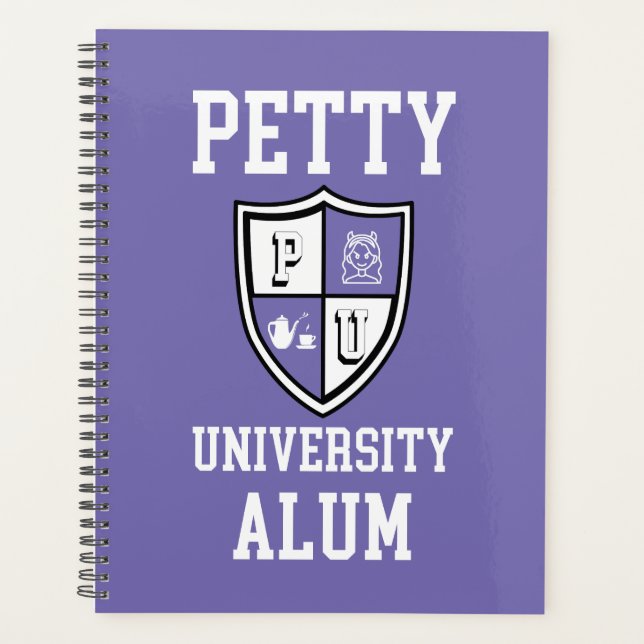 Petty University Alum grad alma mater periwinkle Planer (Vorderseite)