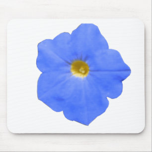 Petunia Blau und Gelbe Mousepad